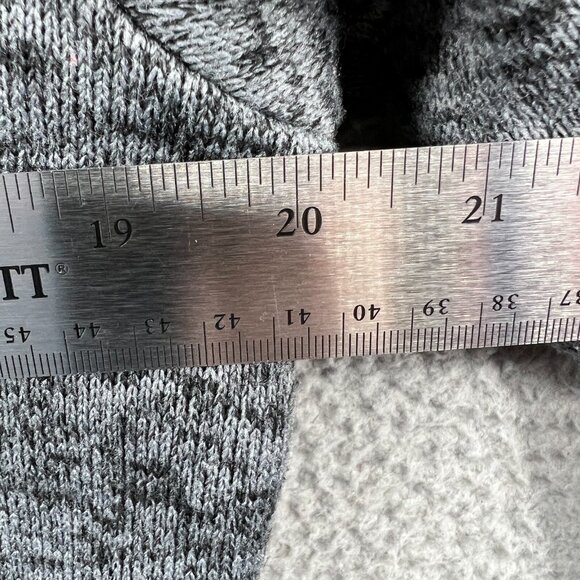 Simply Southern Womens Sweatshirt Medium Gray Quarter Snap Fleece Athleisure - Picture 8 of 10